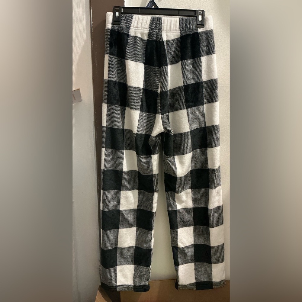 Black and White Checkered Men's Lounge Pants